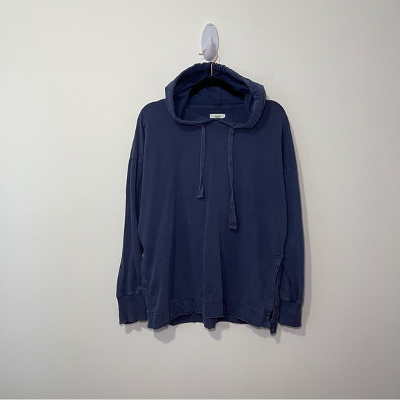 Aerie Women’s sun washed blue desert oversized lightweight cotton hoodie in M - Picture 1 of 6
